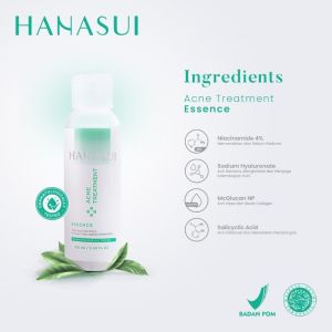 Hanasui Acne Treatment Paket Lengkap Day and Night Cream Facial Foam Essense Spot Gel Paket Perawatan Jerawat