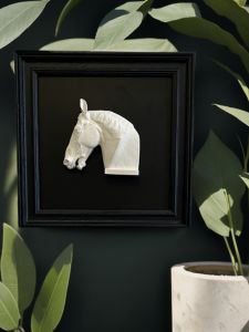 ภาพวาดตกแต่งแบบมีรูปกรอบภาพ 3 มิติ ชิ้นงานศิลปะปูนปลาสเตอร์ ไม้เนื้อแข็ง ตกแต่งบ้าน ของขวัญวันเกิด