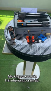 Combo Livestream Chuyên Nghiệp – Soundcard MIDIPLUS Gen II + Micro K70 Pro | Hỗ Trợ Phần Mềm Âm Thanh Chất Lượng Cao | Thu Âm – Hát Karaoke – Dạy Học – Livestream  BH 12 Tháng