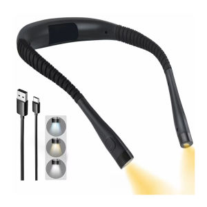 Book reading light lamp books for reading flashlight bed led rechargeable usb bible accessories