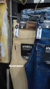 Celana Jeans Denim Panjang Pria Standar Reguler Fit Uvall Cowok Ukuran 28 Sampai 46
