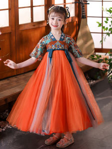 Ancient Chinese Style Light Summer Dress For Girls