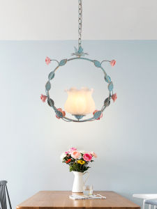 Single light ceiling light for dinning blue iron bedside lamp restaurant lamp aisle lamp porch lamp