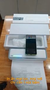 Máy in A4 mini bluetooth X9  giấy A4 nhiệt  ECOKING scan được hình xăm sạc pin kết nối được tất cả thiết bị ios android windows mac nhỏ gọn nhẹ nhàng dễ dàng mang đi.