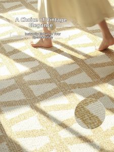 Creamy Bauhaus Vintage Wool Blend Carpet