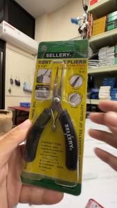 Tang Jepit Lancip Lengkung Bergerigi 4.5inch Sellery Bent Nose Plier 4.5inch 88-519