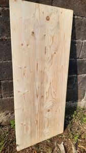 papan kayu jati belanda 120x50 tebal 18 dengan serat kayu pilihan