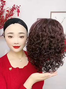 [TẶNG LƯỚI] Tóc giả nữ cả đầu trung niên cao cấp sang trọng và quý phái - TG55