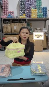 RCandy Tas Kosmetik Puffy Pouch Premium Simple Cute Besar