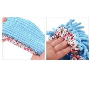 2Pcs Dust Cleaner Grazing Slippers House Bathroom Floor Cleaning Mop Cloths Clean Slipper Microfiber Lazy Shoes Cover 1