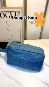 DOMPET TENTENG MEDIUM / DOMPET 3 RESLETING MEDIUM / DOMPET KOIN BESAR / DOMPET SIMPEL NYLON KP 00159 M