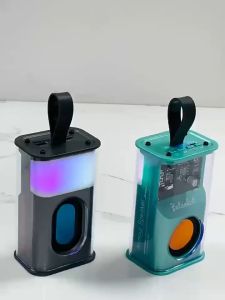 MJ-GOOD Speaker bluetooth nirkabel meriam baja kecil transparan