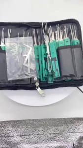 KL-307 Lock Pick Tool Kit KLOM 32pcs Master Unlock Set Locksmith Tools Bag