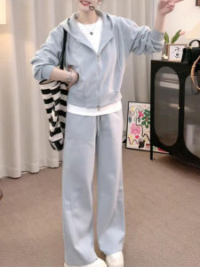 Shalldoer | Casual Sportswear Set Womens Loose Design Sense Hoodie Sweatpants Two-Piece Suit Autumn New Style Korean Version Long Sleeve