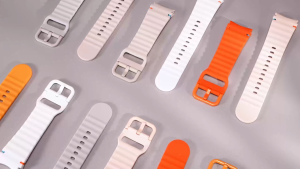 MAFAM【🔥เคส+สายรัด🔥】สำหรับ Samsung Galaxy Watch 7 40MM สายซิลิโคนฟิล์มหน้าจอแก้ว Tempered + กรณีพีซีสำหรับ Galaxy Watch 7 สายรัดนาฬ