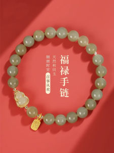 Natural Turquoise Gourd Bracelet for Women Vintage Chinese Style Premium Quality Fashion Jewelry Lucky Charm Bead Bracelet