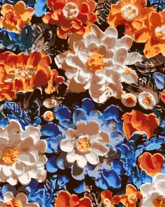 Kayou | Acrylic Paint By Numbers Various Flowers Painting By Numbers on Canvas Coloring By Number for Adults Paint Digital Art HomeDecor