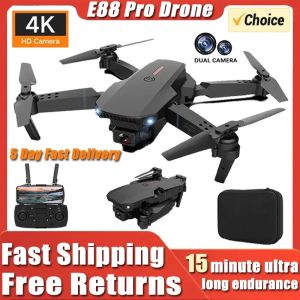 RC Drone New E88Pro 4K Professinal With 1080P Wide Angle Dual HD Camera Foldable RC Helicopter WIFI FPV Height Hold Apron Sell
