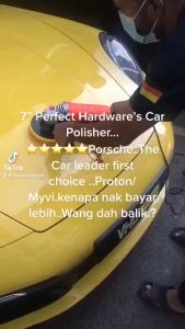 (JANTECH) Car Polisher 180mm 7 inch 2100W Electric Car Polishing Machine Buffing Waxing Wax Coating Adjustable 8 Variable Speed Heavy Duty Auto Polishing Machine