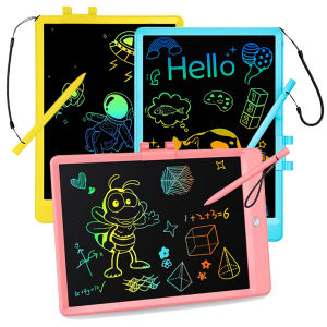 10 Inch LCD Writing Drawing Tablet Doodle Board Toys Gifts for 3-8 Years Old Girls Boys Colorful Electronic Board for Kids