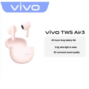 vivo | vivo TWS Air3 Wireless Earphones Semi-in-Ear Comfortable Wearing Long Battery Life High Fidelity Sound Bluetooth 5.3 Headse