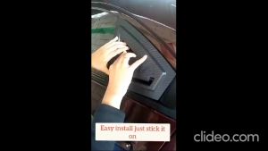 2PC Proton Saga VVT Window Cover Carbon Car Mirror Cover Rear Triangle Window Cover Car Door Visor Sun Protector Sunshade Sunshield Car Accessories Aksesori Kereta Saga 2016 - 2025