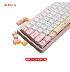 ZIFRIEND 148 Keys Macaron Revelation Shimmering Keycaps XDA Height PBT Mechanical Keyboard DIY Customized Keycap