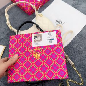 【 Top Product 】 2023 New Tory Burch Underarm Shoulder Bag with Two Colors and Box Certificate Shipping