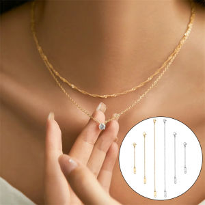 3/6pcs 6/10/15cm Stainless Steel Extension Extended Tail Chain Lobster Clasps Connector DIY Jewelry Making Findings Bracelet Necklaces