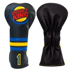 Golf Head Covers for Driver Bogey King Premium Golf Club Head Covers with Soft Lining Great Golf Accessories for DAD