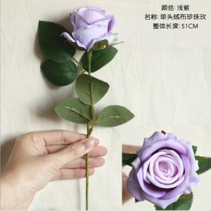 5/10pcs Artificial Flowers Rose Home Decoration Chrismas Wreath Wedding Living Room Diy Household Products Roses bouquet Arch