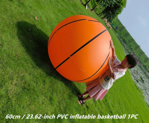 0.6-2m Inflatable Balloons Football Childrens Toys Pat Ball Family Beach Ball Interactive Basketball Party Decoration Ball