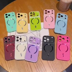 Luxury Diamond Glitter For Magsafe Magnetic Phone Case For iPhone 17 16 15 14 Plus 13 12 11 Pro Max Shockproof Bumper Back Cover