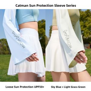 Miiow | MiiOW Ice Sleeve Sun Protection Womens Style 2025 New Summer Mens Sleeve Cover UV Protection Ice Silk Protective Sleeve