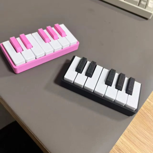3D Printed PLA Piano Keyboard Clicker -Press-Type Relax Fidget Figurine Suitable for Office DeskParty GamesMusical Key Presser