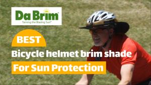 (SG RDY Stock) Da Brim Cycling Classic Helmet Visor Brim - UPF50+ 360° Sun Protection Bike Helmet Shade Attachment - Anti UV Anti Glare Bike Accessory