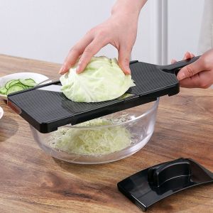 Manual Vegetable Cutter Stainless Steel Blade Cabbage Shredder Fruit Vegetable Slicer Potato Cucumber Carrot Kitchen Gadgets