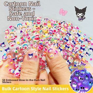 WANXUEXING | Glowing Safe Non-Toxic Nail Stickers