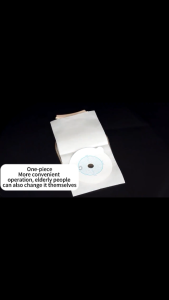 10Pcs One-piece Colostomy Bags Disposable Ostomy Drainable Single Tie Pouch Kit