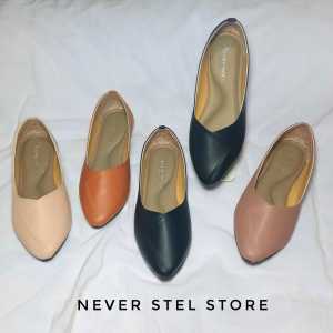 Never Stel Sepatu Flat Wanita Radiance