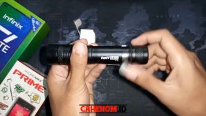 FAST DELIVERY TaffLED Lampu Senter Portable LED Mini Tahan Lama Outdoor Charger USB 6200 Lumens 10W