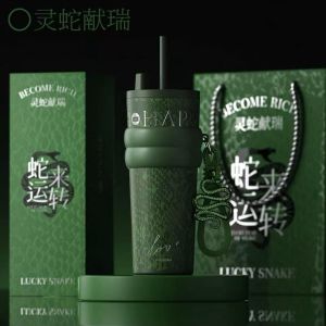 Portable Insulated Stainless Steel Water Bottle Straw Cup Men Women Students High Aesthetic Value 520 Gift Handy Handheld Girls Cup