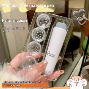 [TG823]Electric Mini Massage Pen Portable 4-head Massager Electric Eye Facial Care Massage Instrument Lifting Face Eye Vibrator