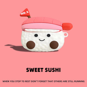 Cute Cartoon Galaxy Bluetooth Earphone Protective Case Sweet Shrimp Sushi Style for Samsung Buds3 Buds3Pro Womens Model