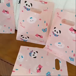 Túi Nilon Đục Quai Đa Năng Họa Tiết Hoạt Hình Cute LILA NILON6