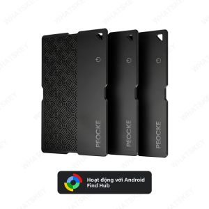 Thẻ Định Vị Ví Thông Minh Android Google Find My Hỗ Trợ Sạc Không Dây Định Vị GPS Tương Thích Airtag Chống Nước Thiết Bị Tìm Kiếm Thông Minh