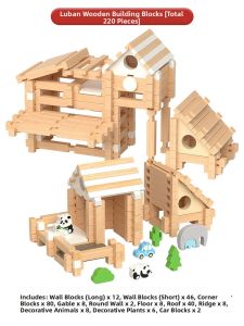 ARTKAL | Educational Wooden Building Blocks Toy