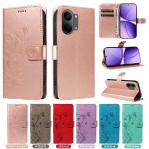 Leather Wallet Flip Case for Redmi Note Turbo 5 15 14R 15R 14C 15C 15A A4 A5 A7 K8 K90 Pro Max | Flower Embossed Design