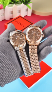 COD✅99JAYASTORE Premium PROMO WATCH Fashion TERLARIS Jam Tangan Kasual ANALOG Mewah BNA-4558L New Series WANITA Tali RANTAI STAINLESS STEEL Diameter : 36 cm TANGGAL AKTIF✔️Free BOX Exclusive & BATERAI Cadangan WATER RESIST [TAHAN AIR]