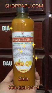 ✅[CHÍNH HÃNG] Cốt Rượu Gừng Nghệ Gấc Hạ Thổ Giúp Giúp Bụng Đẹp Không Còn Bị Rạn Sau Sinh